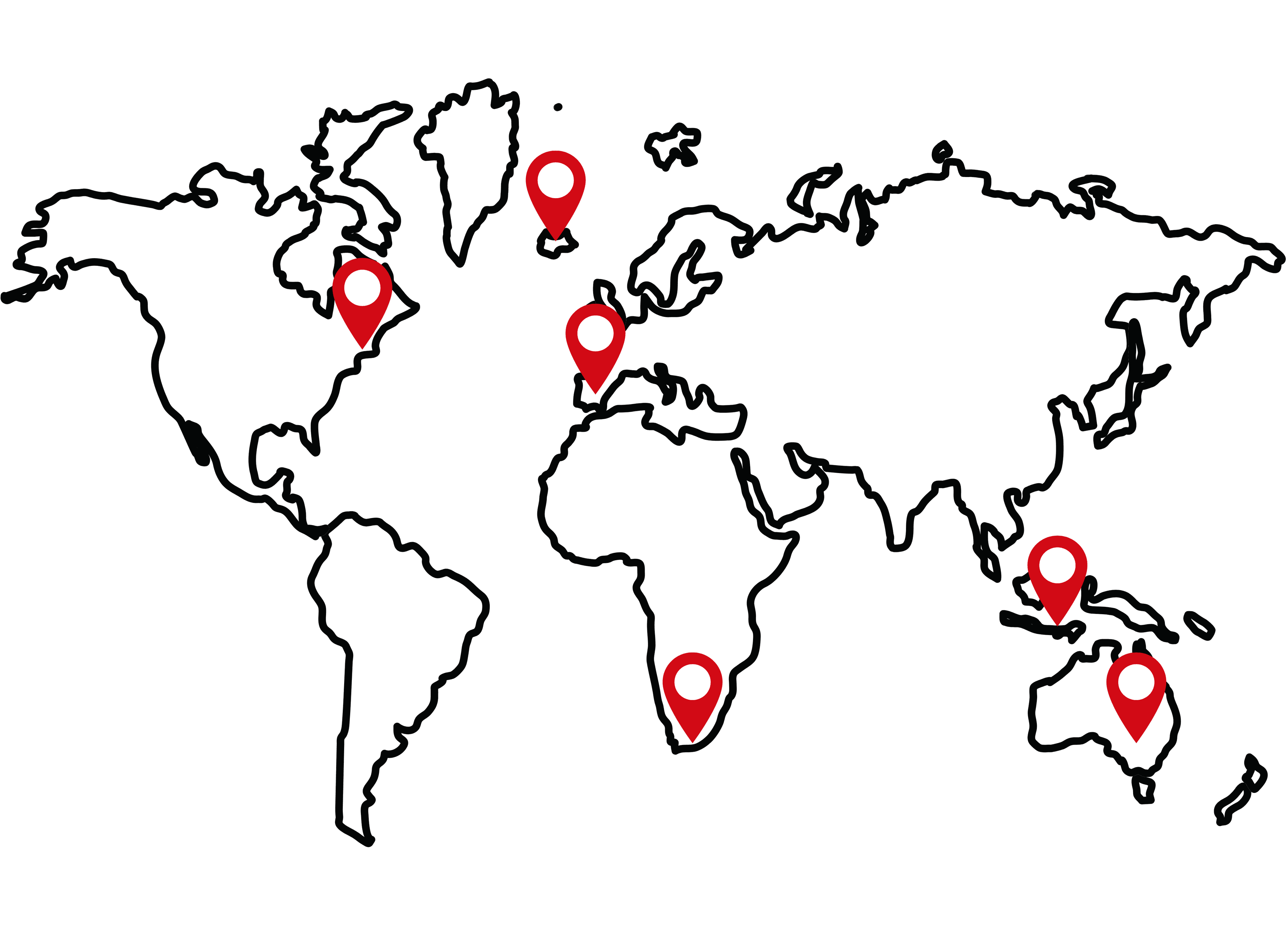 Campbell Films - Bucket List Destinations Map