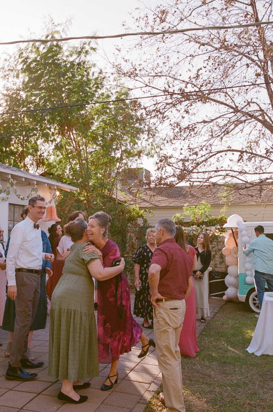 Super 8 wedding film still, Southern California coast