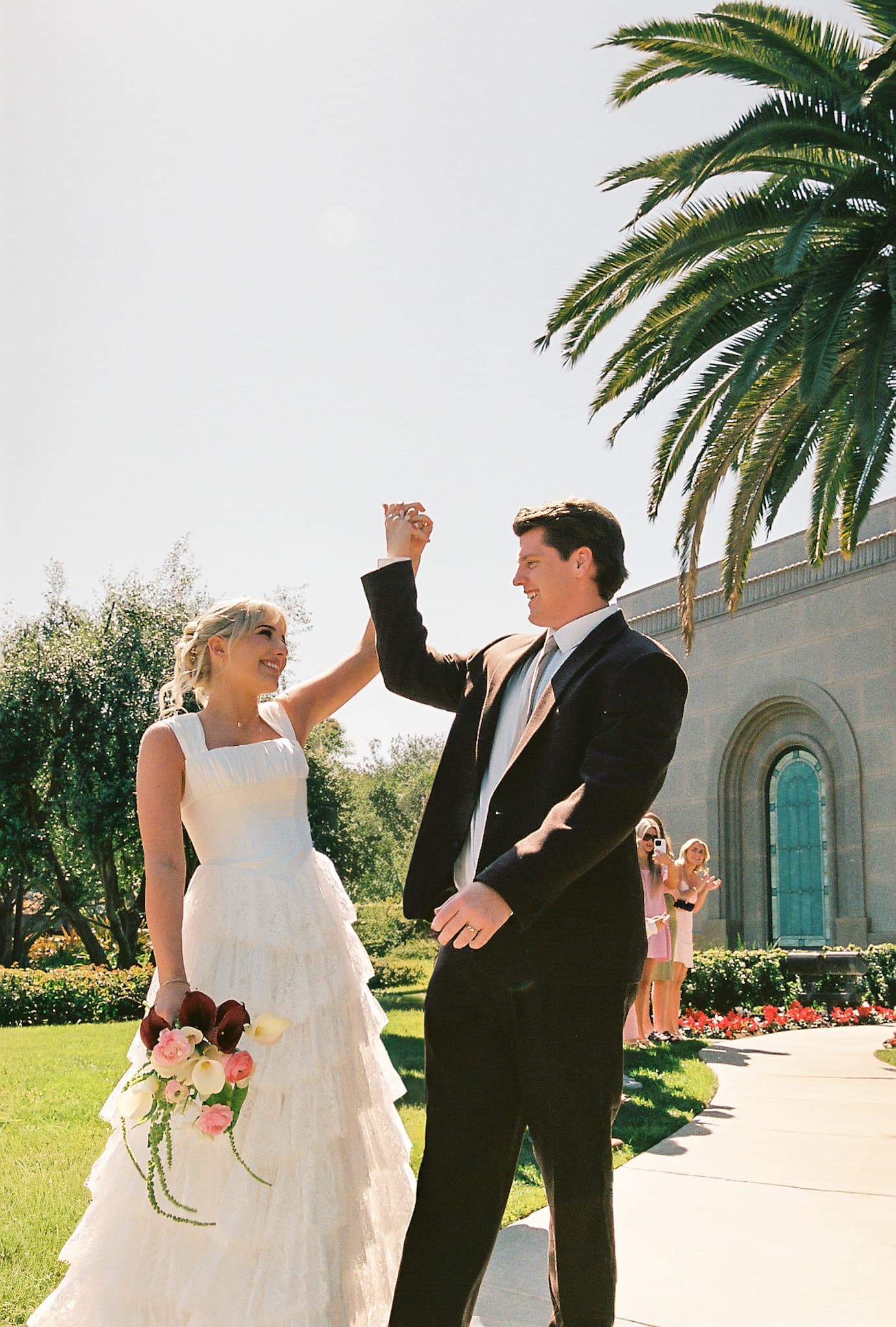 Outdoor ceremony Super 8 film San Diego